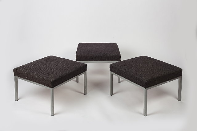 Appraisal: Ernest Race British - for Race Furniture Ltd Three stoolssquare