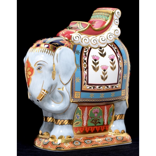 Appraisal: A Royal Crown Derby Mulberry Hall Indian Elephant commissioned by