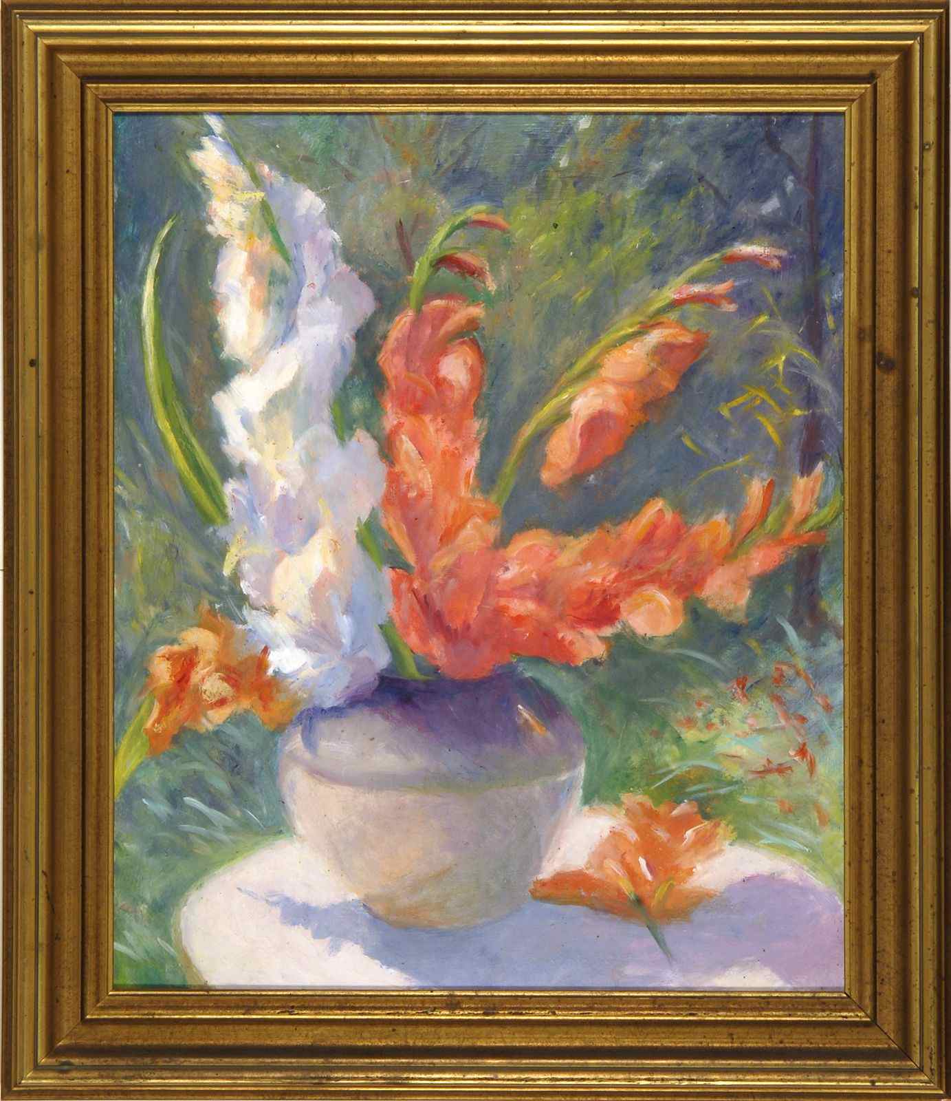 Appraisal: FRAMED PAINTING ADA RAYNER HENSCHE American - Floral still life