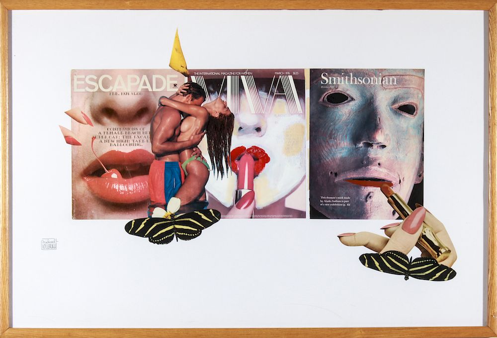 Appraisal: Michaele Vollbracht Lipsticks Mixed Media Michaele Vollbracht American - Magazine