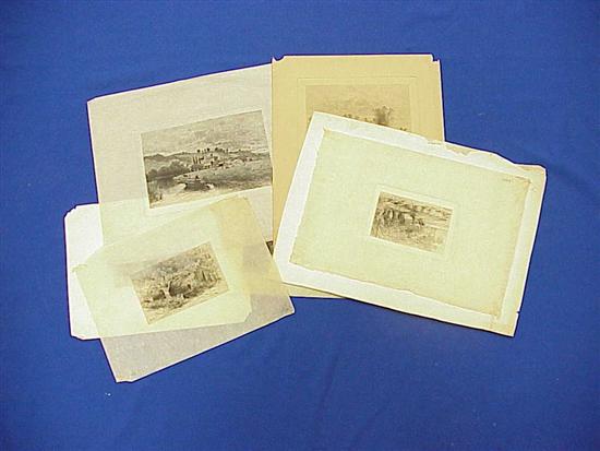 Appraisal: Albert Fitch Bellows American - collection of six etchings c