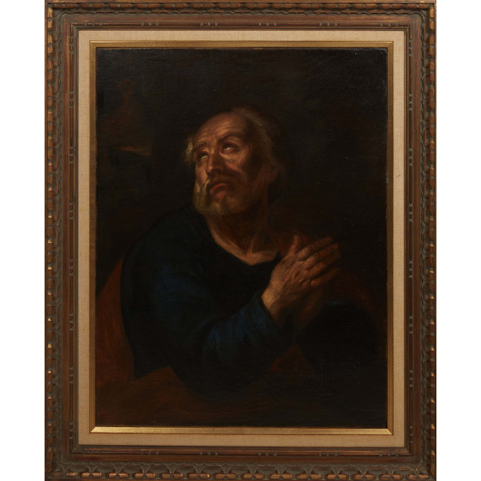 Appraisal: After Francesco Fontebasso Italy The Penitent St Peter th c