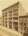 Appraisal: NEW YORK Group of large photographs depicting handsome cast-iron buildings