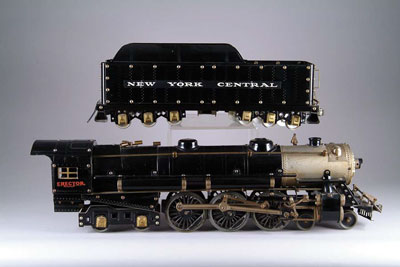 Appraisal: ORIGINAL LIONEL AC GILBERT ERECTOR HUDSON LOCOMOTIVE AND TENDER CONDITION