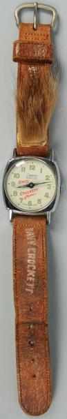 Appraisal: Davy Crockett Western Character Wrist Watch Circa Made by Liberty