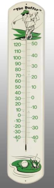 Appraisal: Tin Rawlings Golf Ball Thermometer Description Marked The Duffer Great