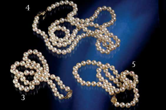 Appraisal: AKOYA PEARL PRINCESS NECKLACE A beautiful and extremely well matched