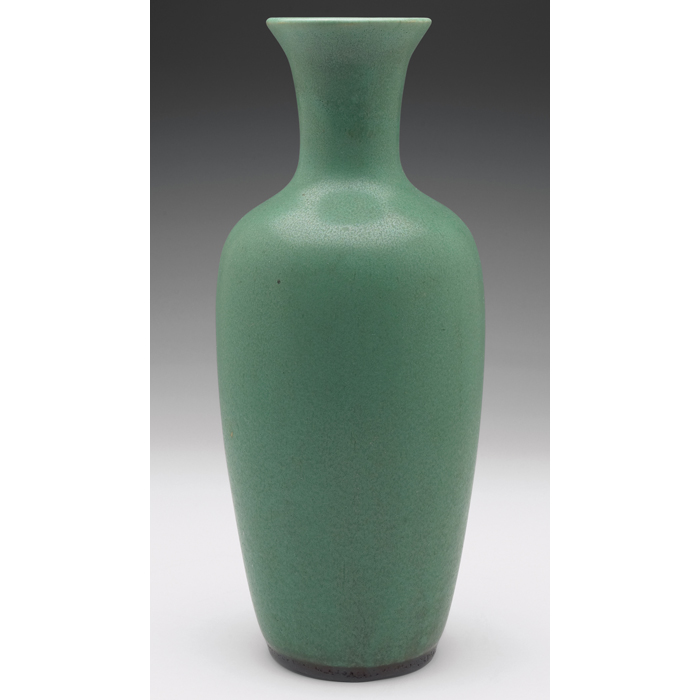 Appraisal: Teco vase B designed by W D Gates shouldered form