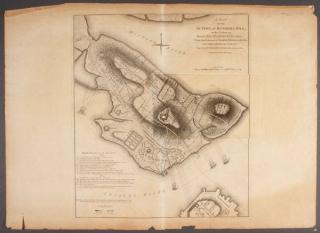 Appraisal: ENGRAVED MAP OF BUNKER HILL LONDON A PLAN OF THE