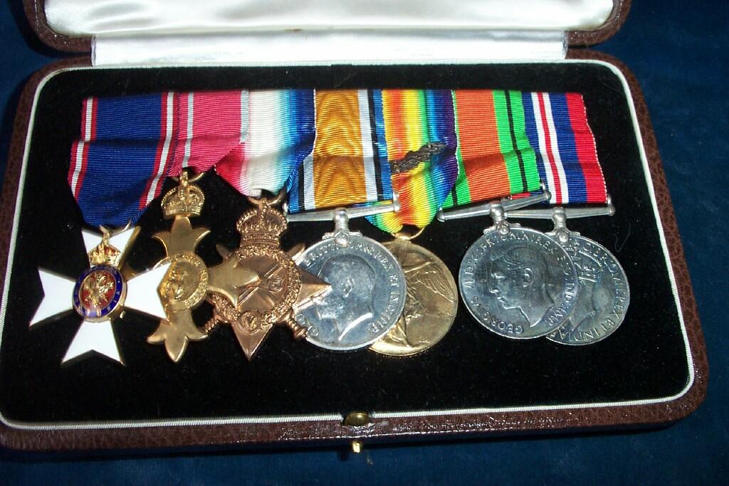 Appraisal: A collection of seven various medals a WWI War medal