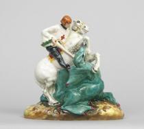 Appraisal: Royal Doulton St George circa th Century Royal Doulton scene