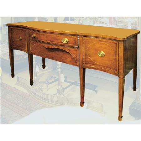 Appraisal: George III Style Mahogany Sideboard Estimate -