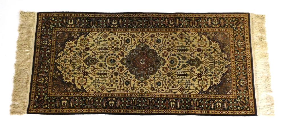 Appraisal: RUG Modern Persian style scatter rug ' x ' previously