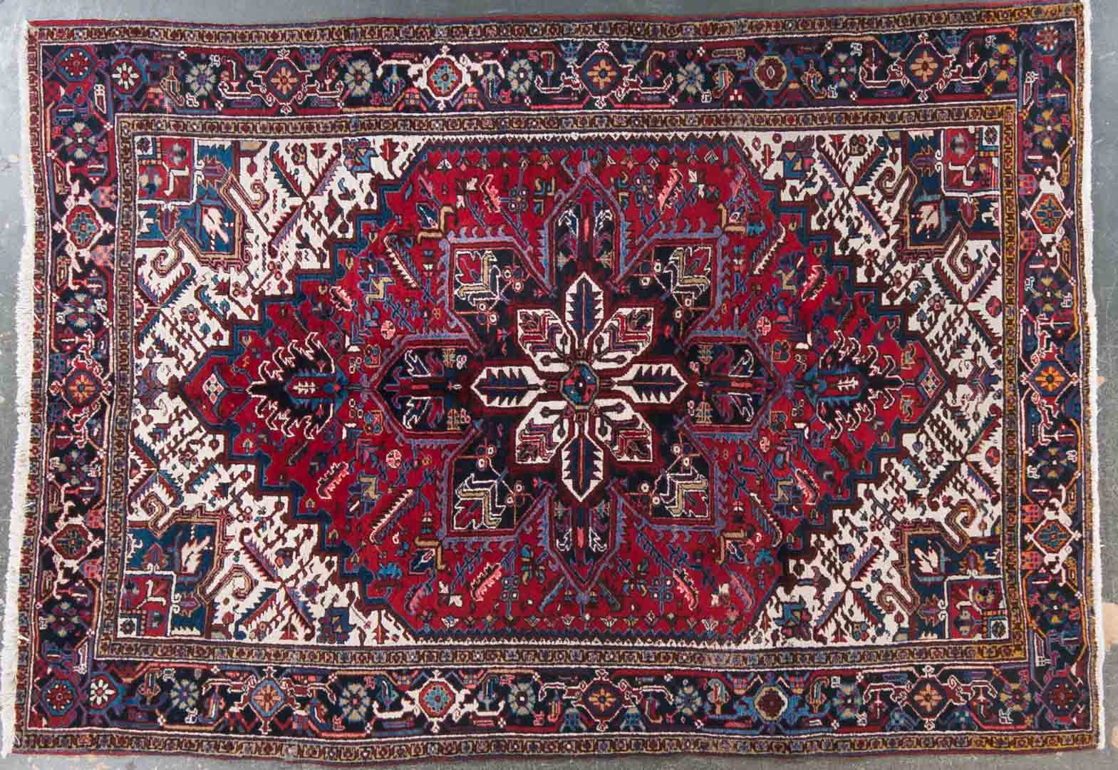 Appraisal: Mehrevan Herez rug approx x Iran circa Condition Slight wear