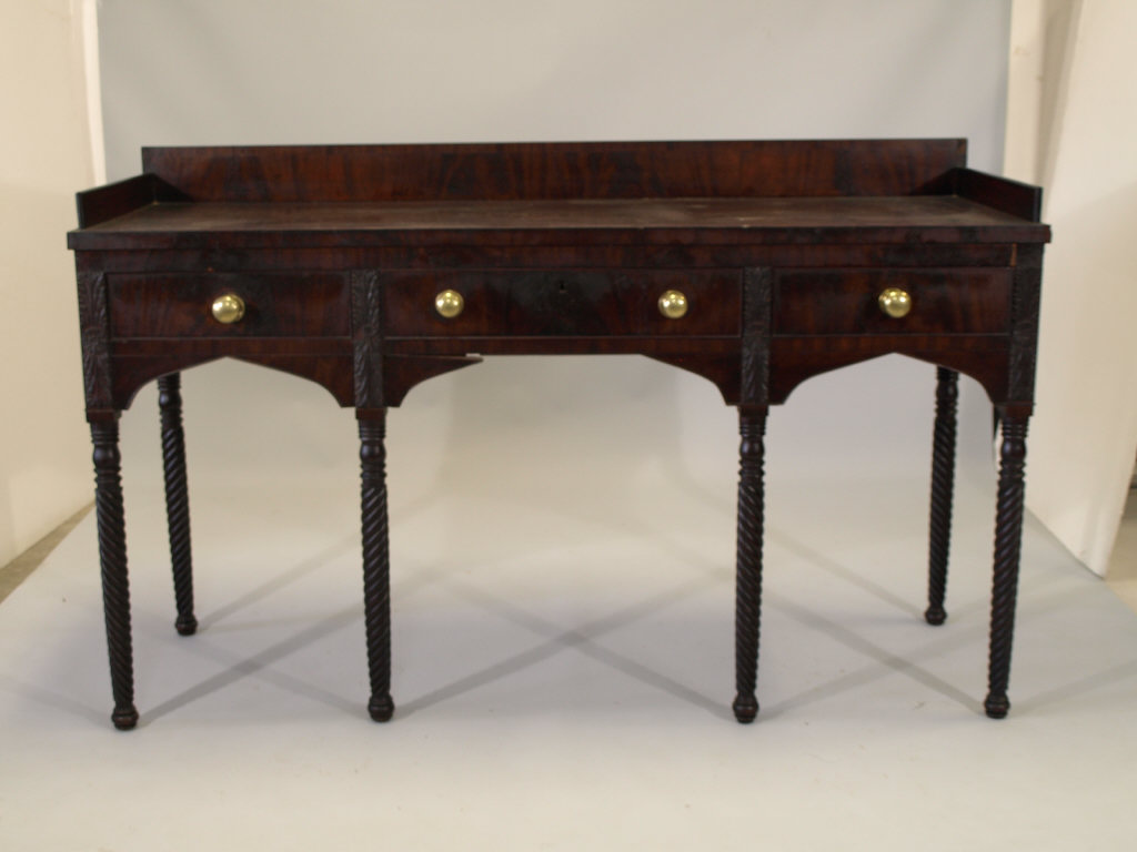 Appraisal: Southern Slab Sideboard TN c att to James Kemper mahogany