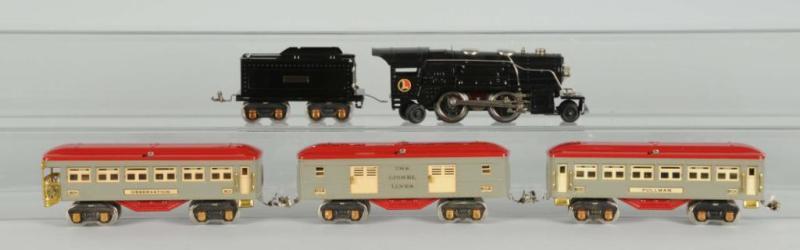 Appraisal: Lionel No O-Gauge Passenger Train Set Description Pre-war Includes original