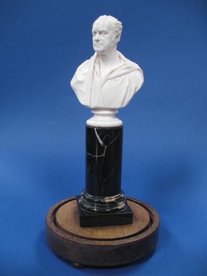 Appraisal: BENJAMIN CHEVERTON A CARVED IVORY PORTRAIT BUST inscribed to the