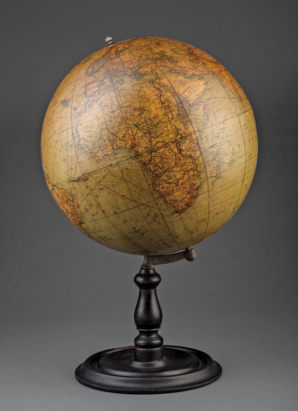 Appraisal: Vintage German Twelve-Inch Terrestrial Globe early th c by Paul