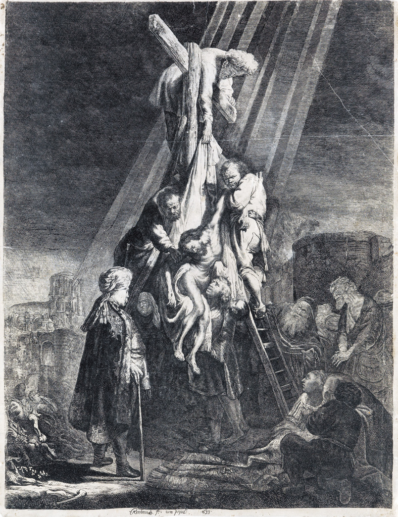 Appraisal: REMBRANDT VAN RIJN The Descent from the Cross Second Plate