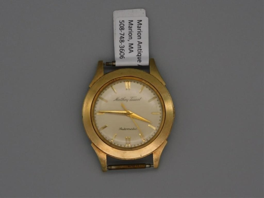 Appraisal: MATHEY TISSOT KT GOLD MEN'S WRISTWATCH Self-winding Water and shock