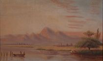 Appraisal: American School ca th Century A Misty Landscape A Hudson