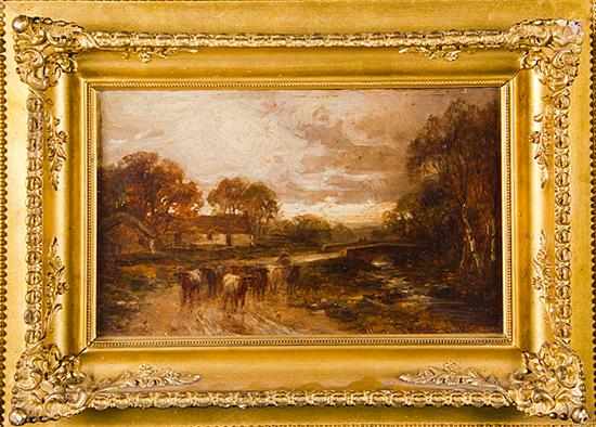 Appraisal: Allan Ramsay British - TWO WORKS LANDSCAPES and ON THE