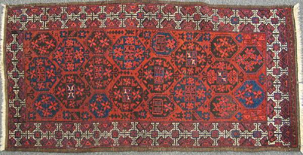 Appraisal: A Belouch rug Afghanistan circa size approximately ft in x