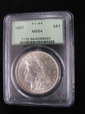 Appraisal: Morgan Silver Dollar gem uncirculated certified graded M S -