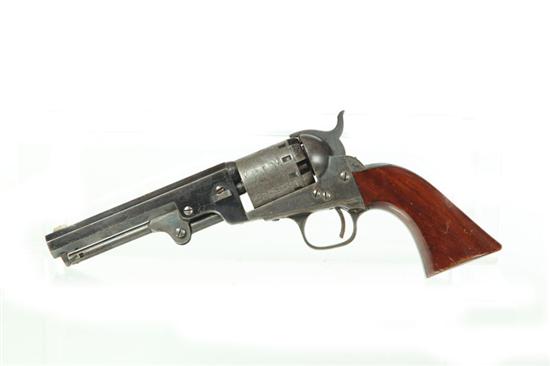 Appraisal: MANHATTAN NAVY MODEL REVOLVER caliber five-shot cylinder with engraved vignettes