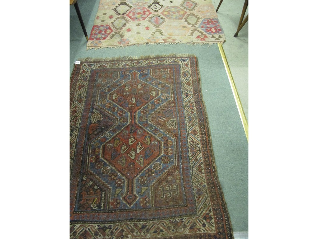 Appraisal: Two Persian style floor rugs