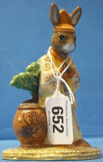 Appraisal: Royal Doulton Bunnykins Figure Samuri DB Limited edfition Boxed with