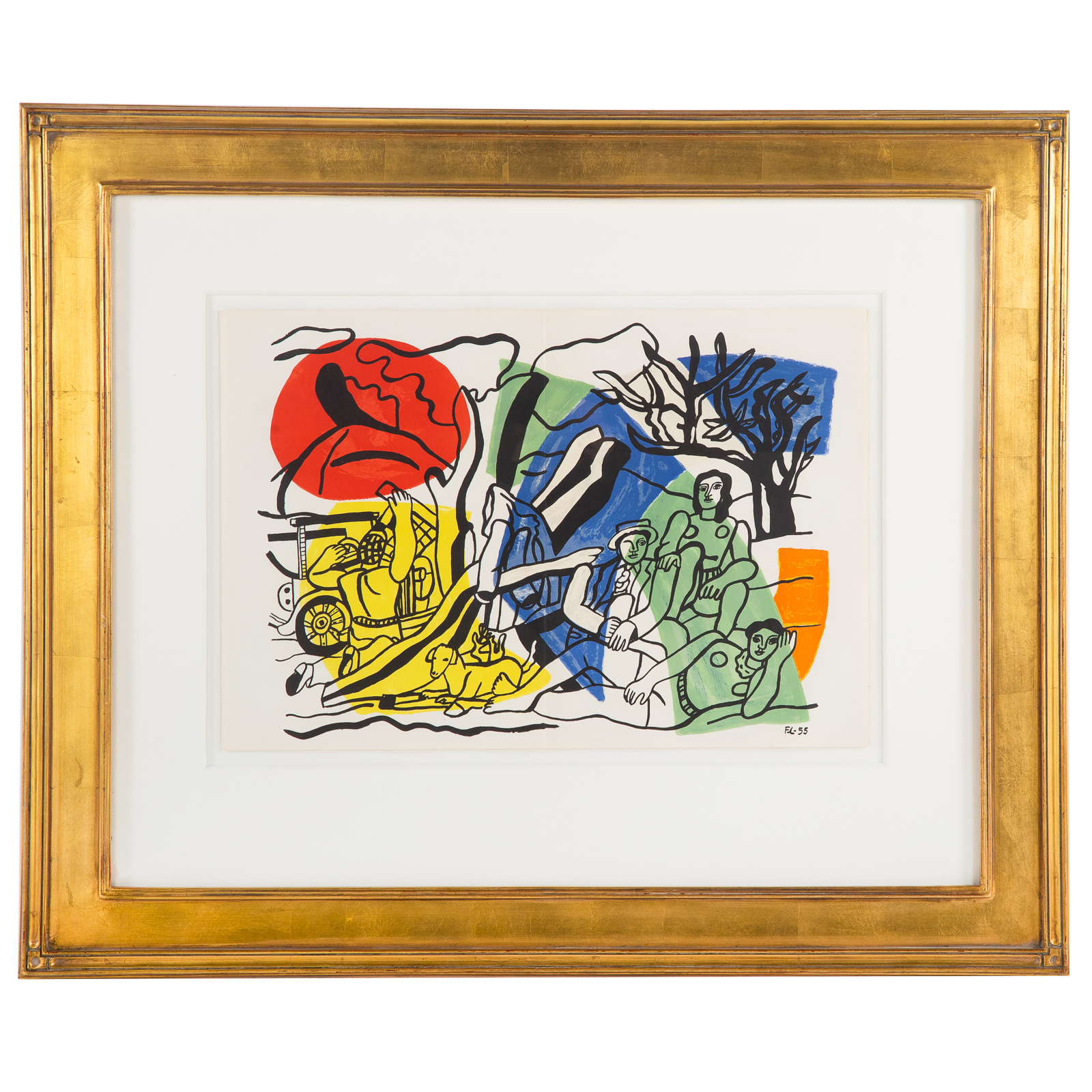 Appraisal: FERNAND LEGER LE PARTIE DE CAMPAGNE LITHOGRAPH French - Color