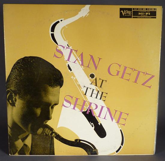 Appraisal: Stan Getz Verve LPs with Trumpeter labels with Dizzy Gillespie