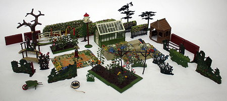 Appraisal: A QUANTITY OF BRITAIN'S DIE CAST MODEL GARDEN to include