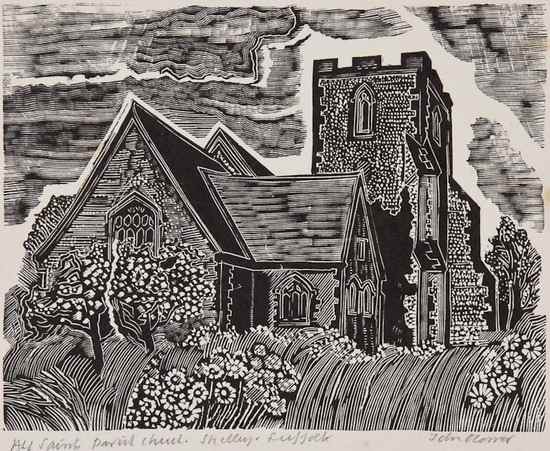 Appraisal: John O' Connor a group of wood engravings including Castle