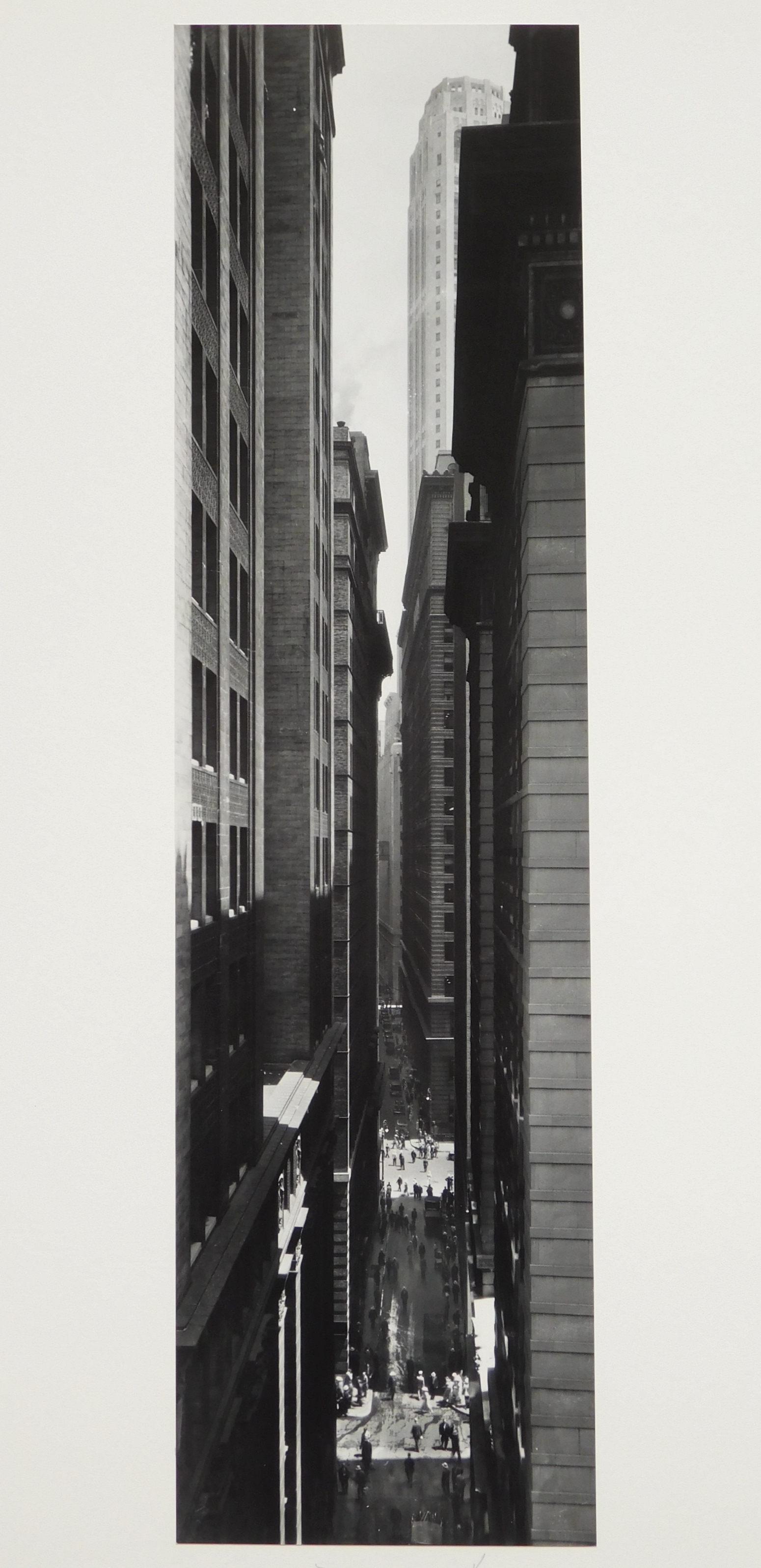 Appraisal: Berenice Abbott American - ''Exchange Place New York''- gelatin silver