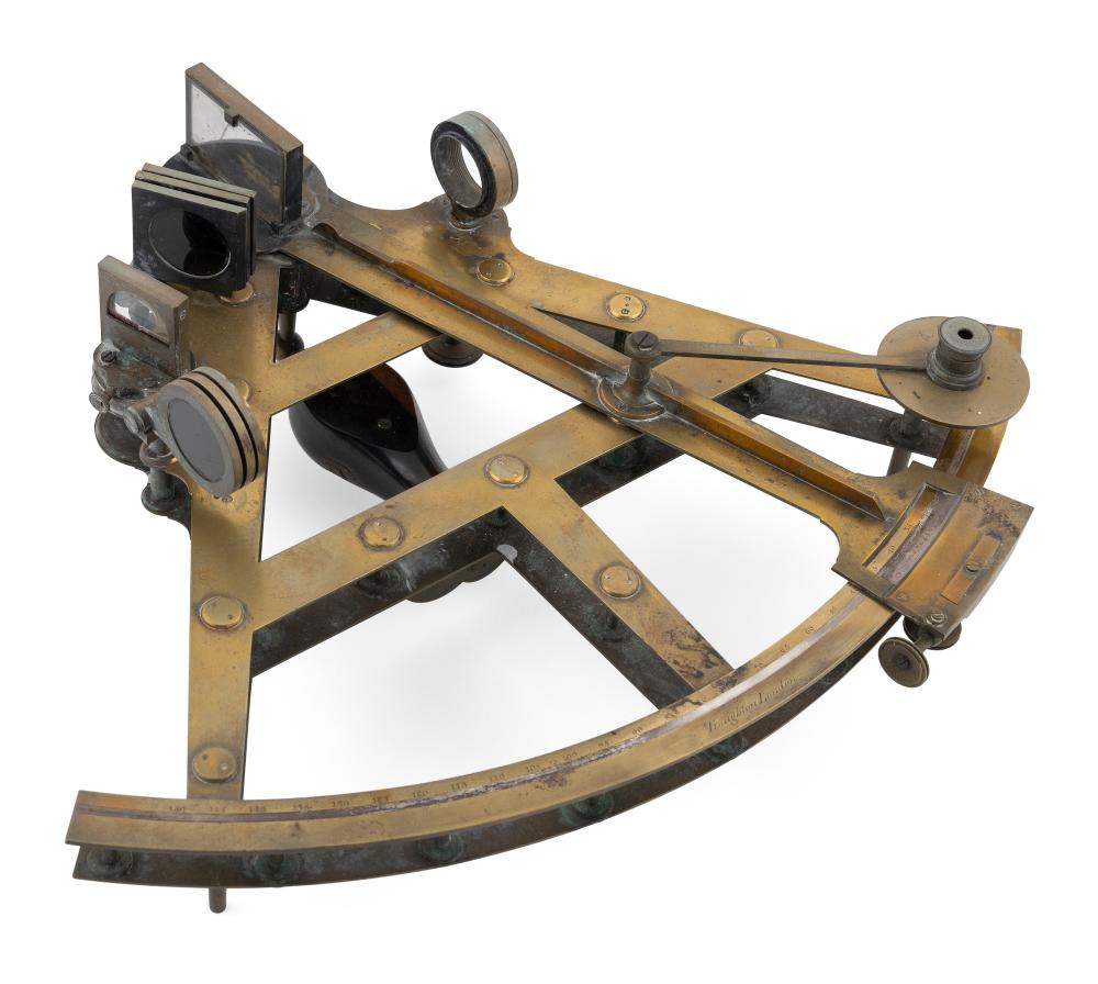 Appraisal: DOUBLE FRAME PILLAR SEXTANT BY EDWARD TROUGHTON LONDON CIRCA SEXTANT