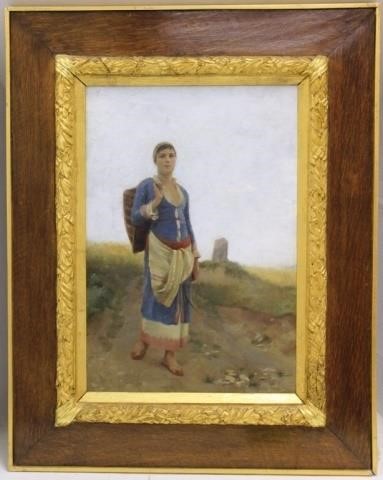 Appraisal: THEODORUS JACQUES RALLI - GREECE FRANCE EGYPT TURKEY OIL PAINTING