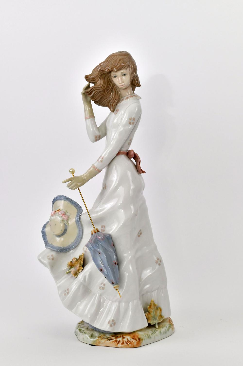 Appraisal: ZAPHIN PORCELAIN FIGURE OF A LADYSigned numbered on the underside