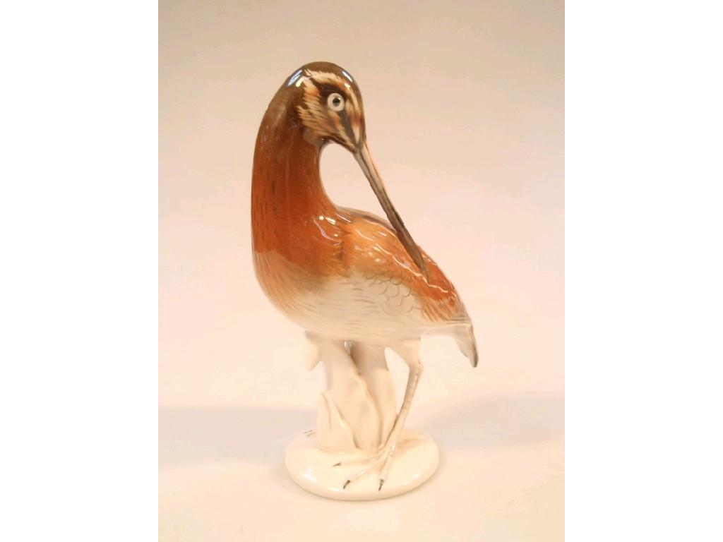 Appraisal: A Karl Ens porcelain figure of a wading bird no