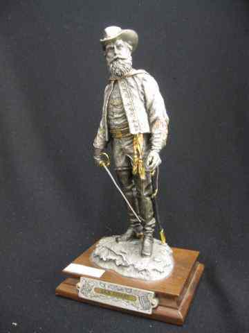 Appraisal: Chilmark Pewter Figurine ''Jeb Stuart'' by Francis Barnum numbered ''