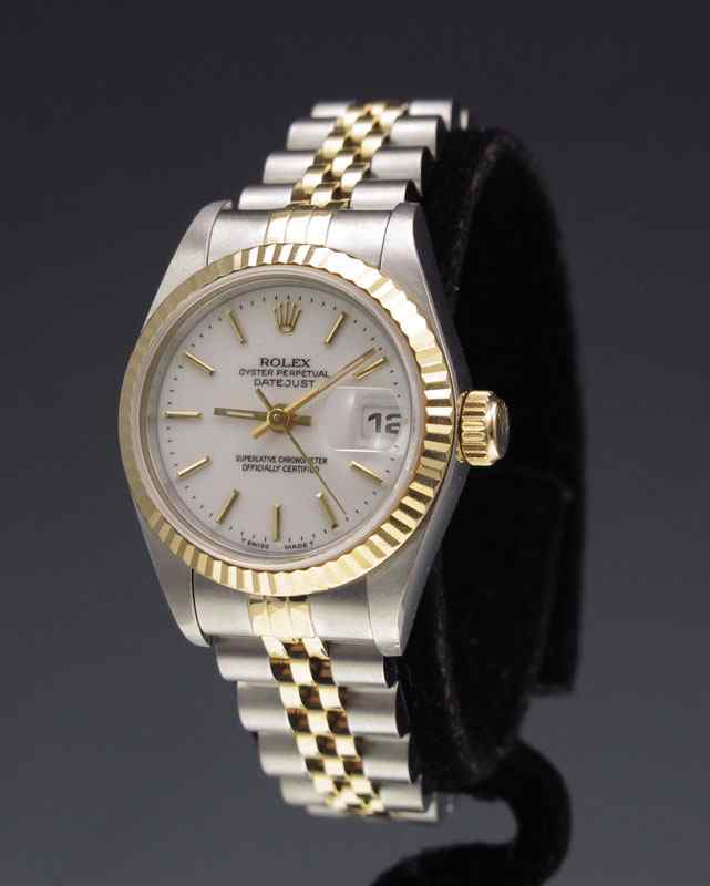 Appraisal: ROLEX K TWO TONE LADIES WRISTWATCH K yellow gold and