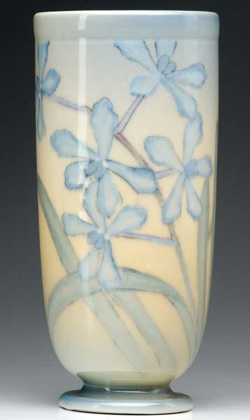 Appraisal: ROOKWOOD Jewel Porcelain vase painted by Kataro Shirayamadani with blue