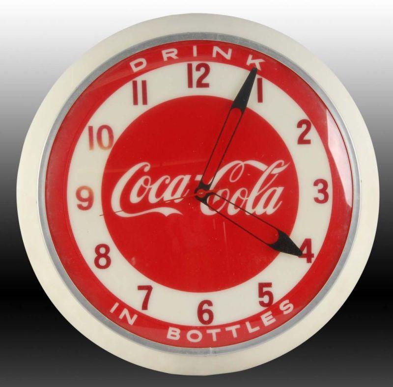 Appraisal: Coca-Cola Dualite Light-Up Clock Description Circa s Very clean with