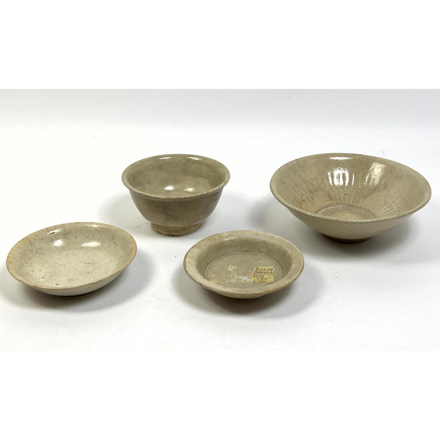 Appraisal: pcs Chinese Stoneware Bowls Sung Sawang Kalok etc H x