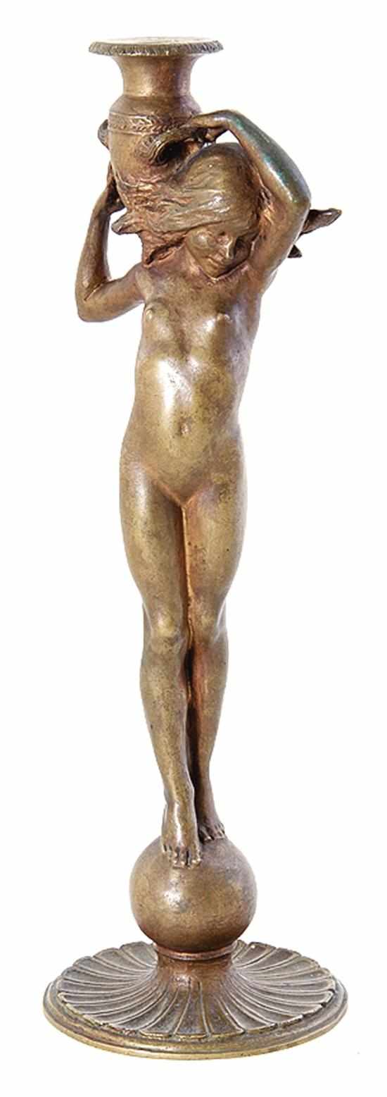 Appraisal: Edward Francis McCartan New York - GIRL HOLDING AMPHORA bronze