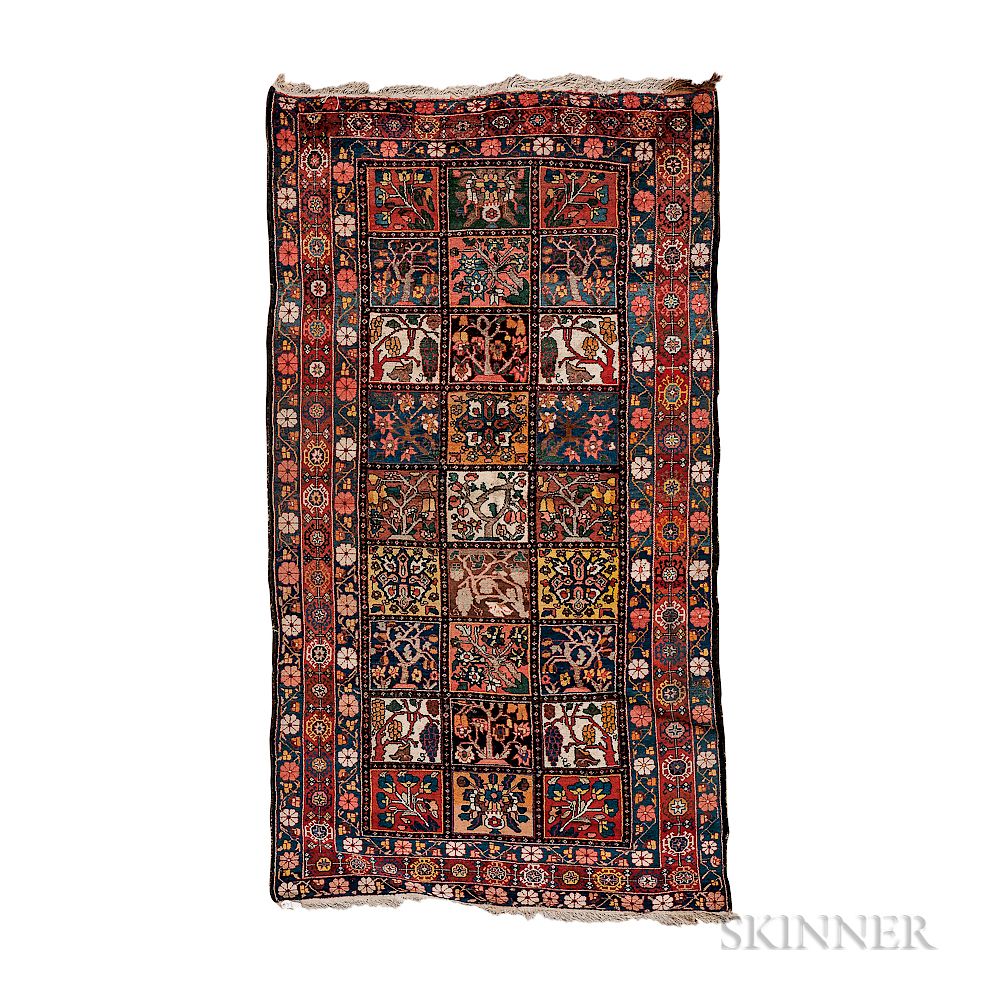 Appraisal: Bakhtiari Carpet Bakhtiari Carpet southwestern Iran c ft in x