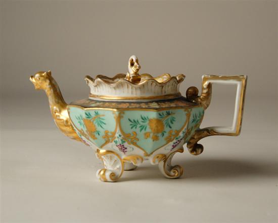 Appraisal: A L th E th C Continental Porcelain Teapot with