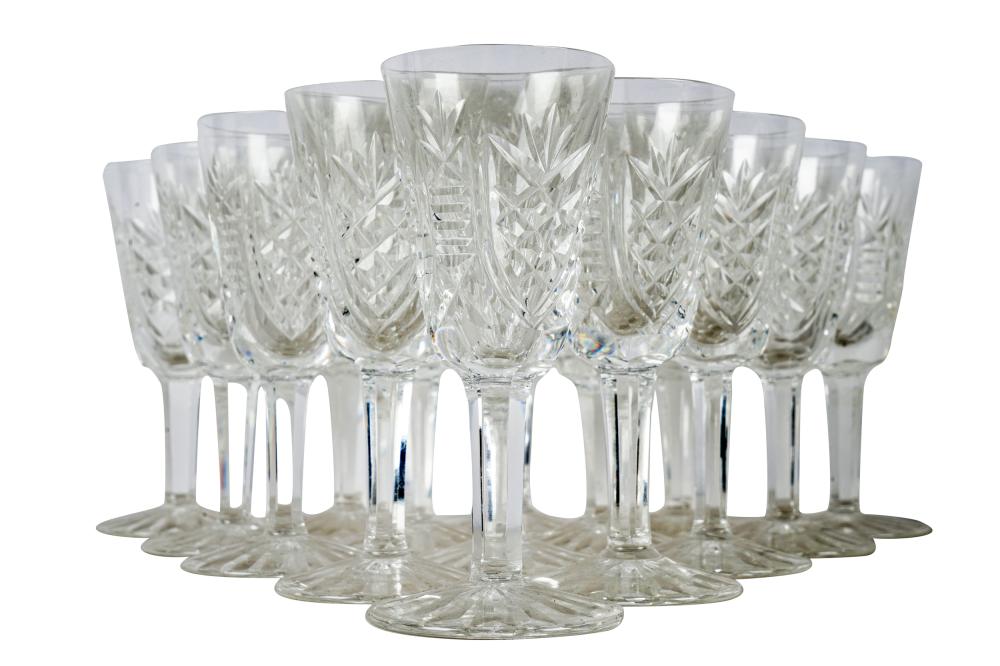 Appraisal: GROUP OF WATERFORD CRYSTAL SHERRY GLASSESeach marked to underside comprising