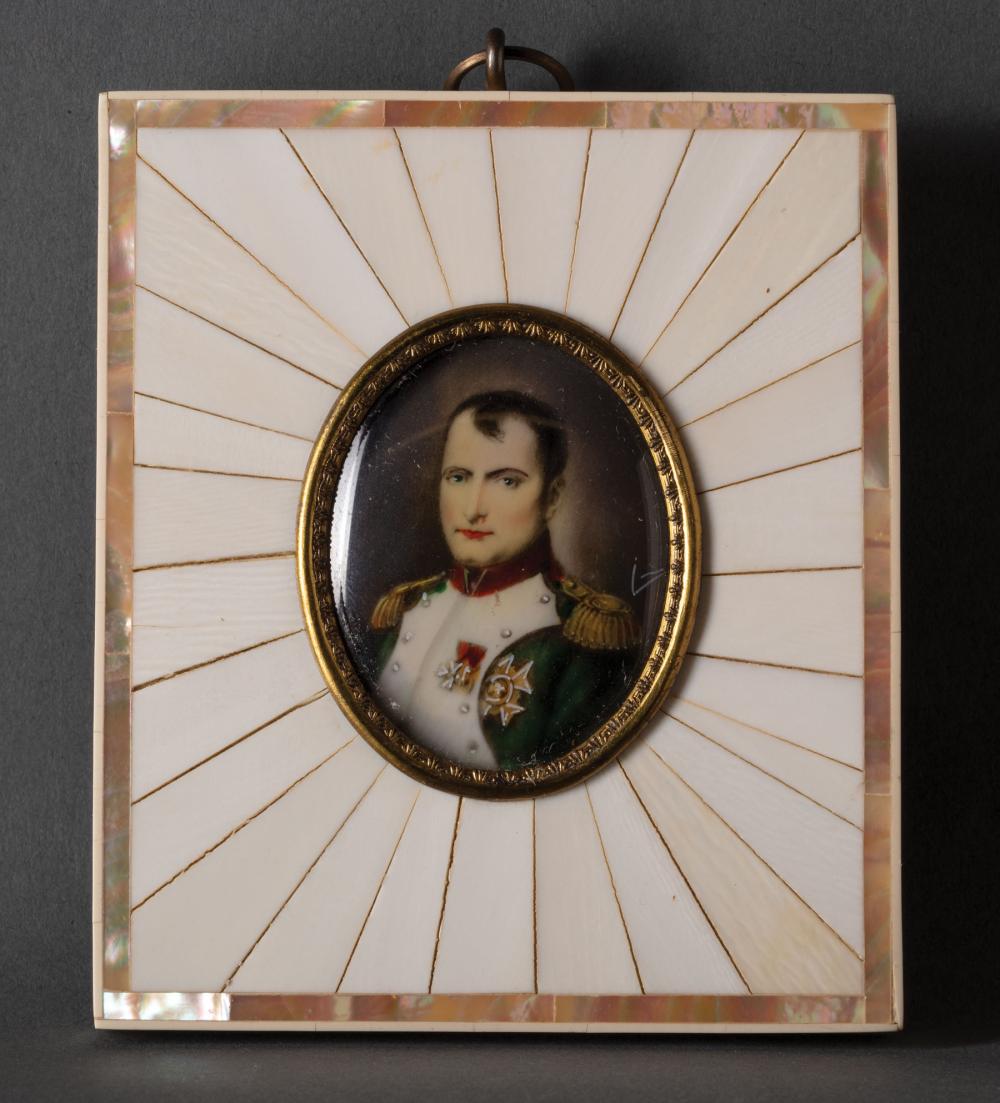 Appraisal: Group of Four Napoleonic Portrait Miniatures including Empress Josephine signed